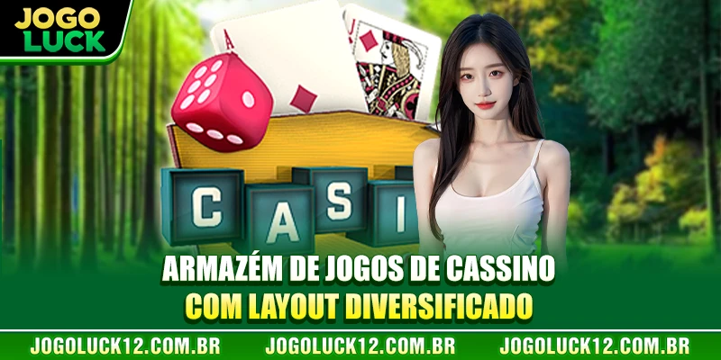 Armazém de jogos de Casino com layout diversificado Armazém de jogos de Casino com layout diversificado