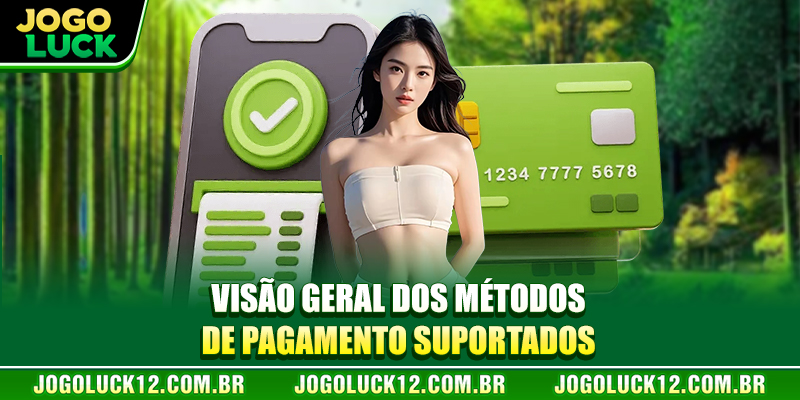 Visão geral dos métodos de pagamento suportados Visão geral dos métodos de pagamento suportados